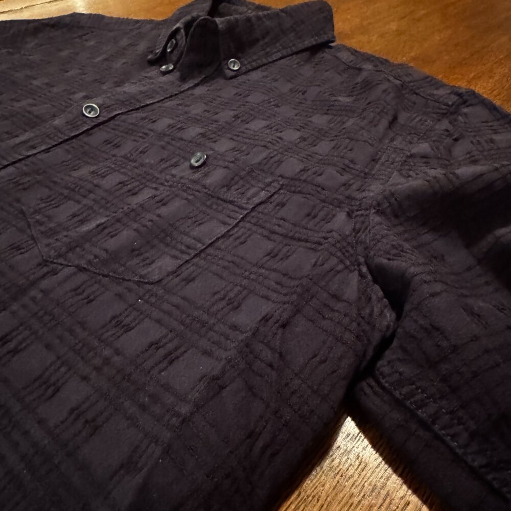 Samsøe & Samsøe Ribbed/Knit Men's Button Up (Size M) - Picture 5 of 10